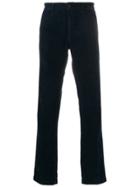 Massimo Alba Corduroy Straight-leg Trousers - Blue