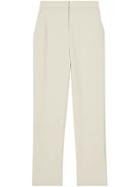 Burberry Straight Fit Tailored Trousers - Neutrals