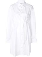 Maison Margiela Long Belted Shirt - White