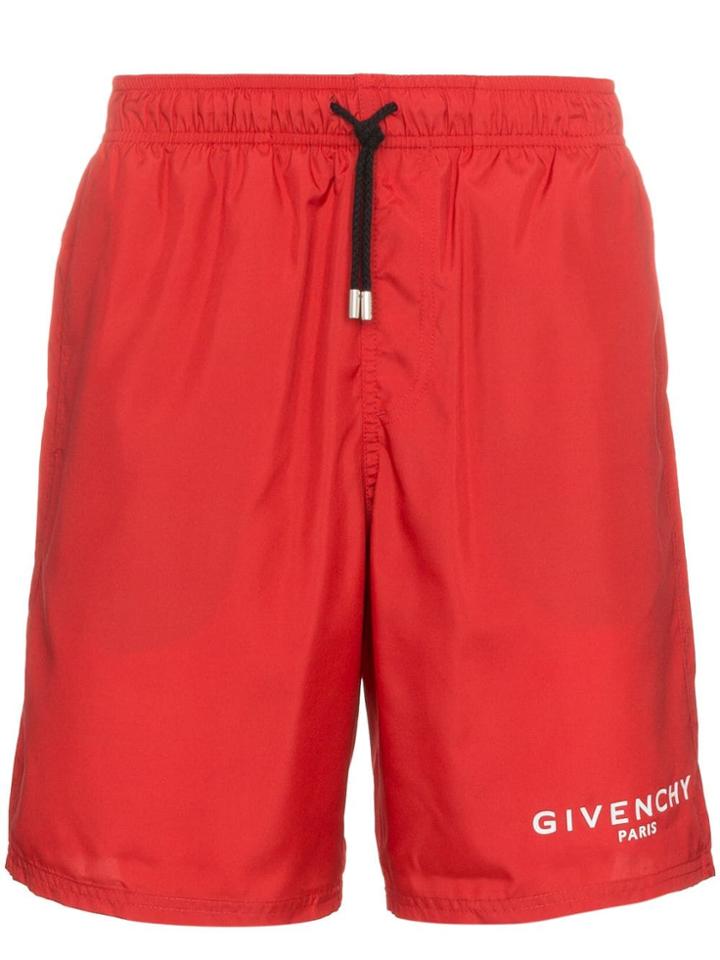 Givenchy Giv Logo Swm Shrts Red