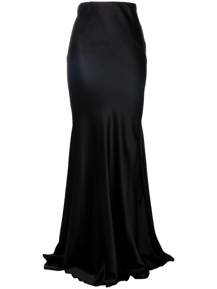 Alberta Ferretti Maxi Mermaid Skirt - Black