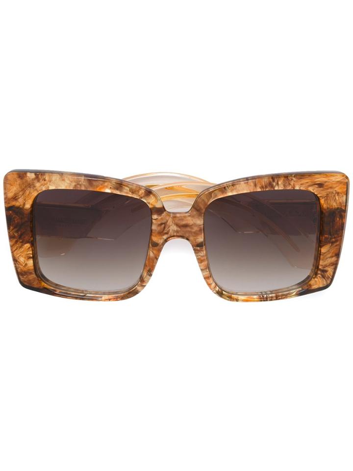 Jacques Marie Mage 'liane' Sunglasses - Brown