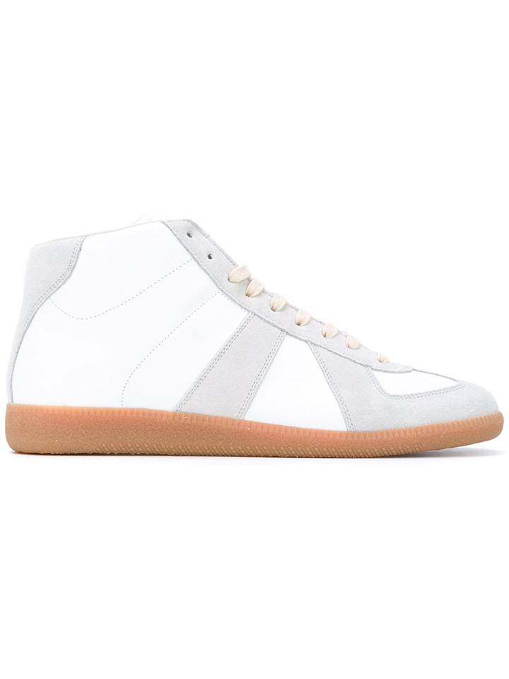 Maison Margiela 'replica' Hi-top Sneakers - White