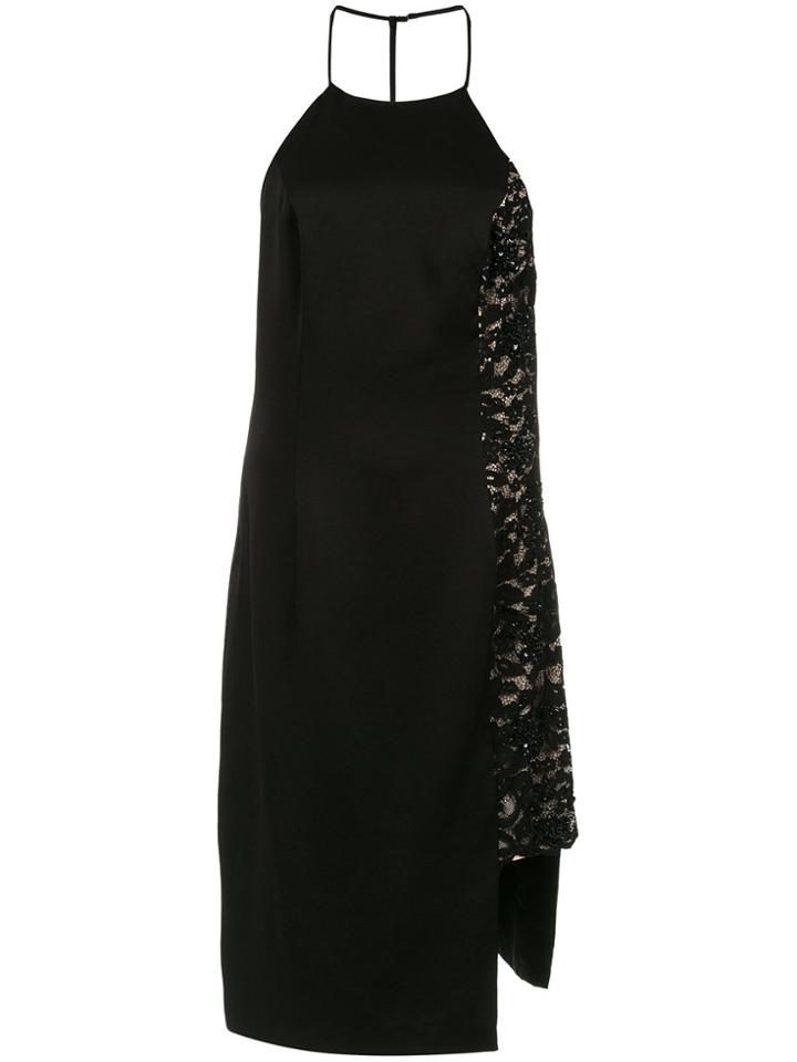 Tufi Duek Lace Panel Dress - Black