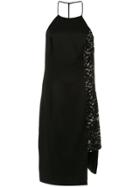 Tufi Duek Lace Panel Dress - Black