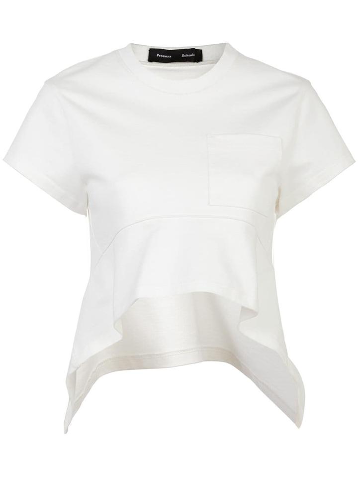 Proenza Schouler Peplum T-shirt - White