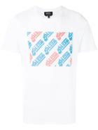 A.p.c. - 'pizza' T-shirt - Men - Cotton - S, White, Cotton