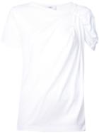 Astraet - Gathered Sleeve T-shirt - Women - Cotton - One Size, White, Cotton