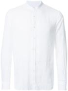 Venroy Band Collar Shirt - White