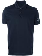 Lanvin Embroidered Fish Polo Shirt - Blue