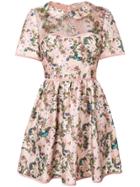 Piccione. Piccione Floral Print Mini Dress - Multicolour