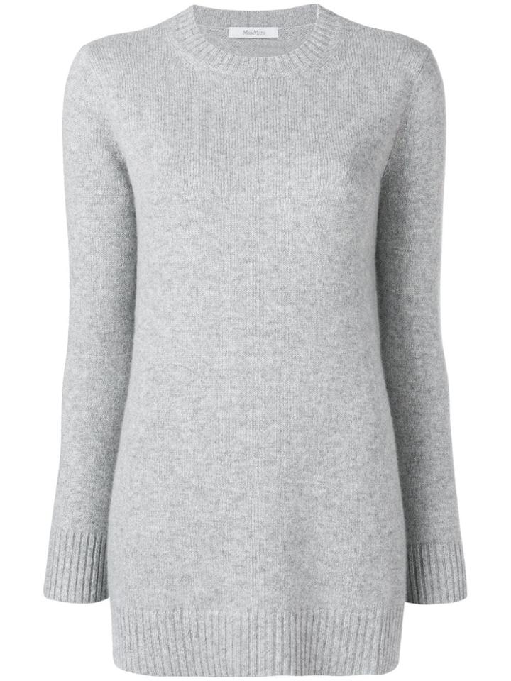 Max Mara Cashmere Loose Sweater - Grey