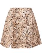 Reformation Oak Mini Skirt - Neutrals