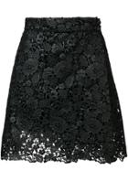 Ermanno Scervino High Waisted Skirt - Black