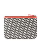 Pierre Hardy Large Perspective Cube Pouch - Red