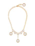 Dolce & Gabbana Crystal Clock Necklace