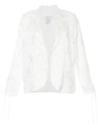 Tatuna Nikolaishvili Pattern Detail Blazer - White