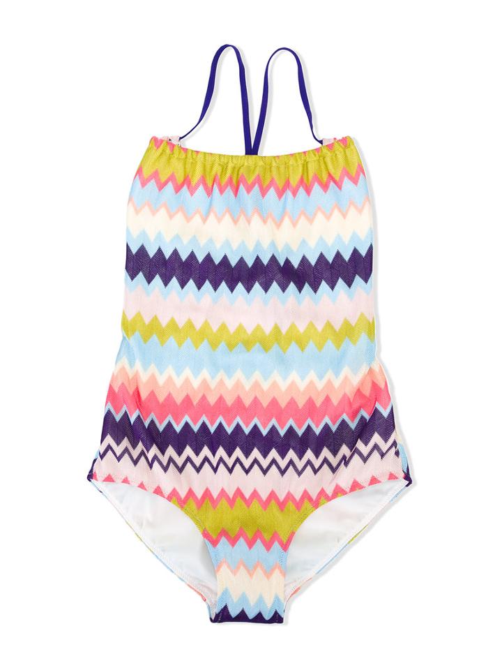 Missoni Kids Striped Swimsuit, Girl's, Size: 6 Yrs