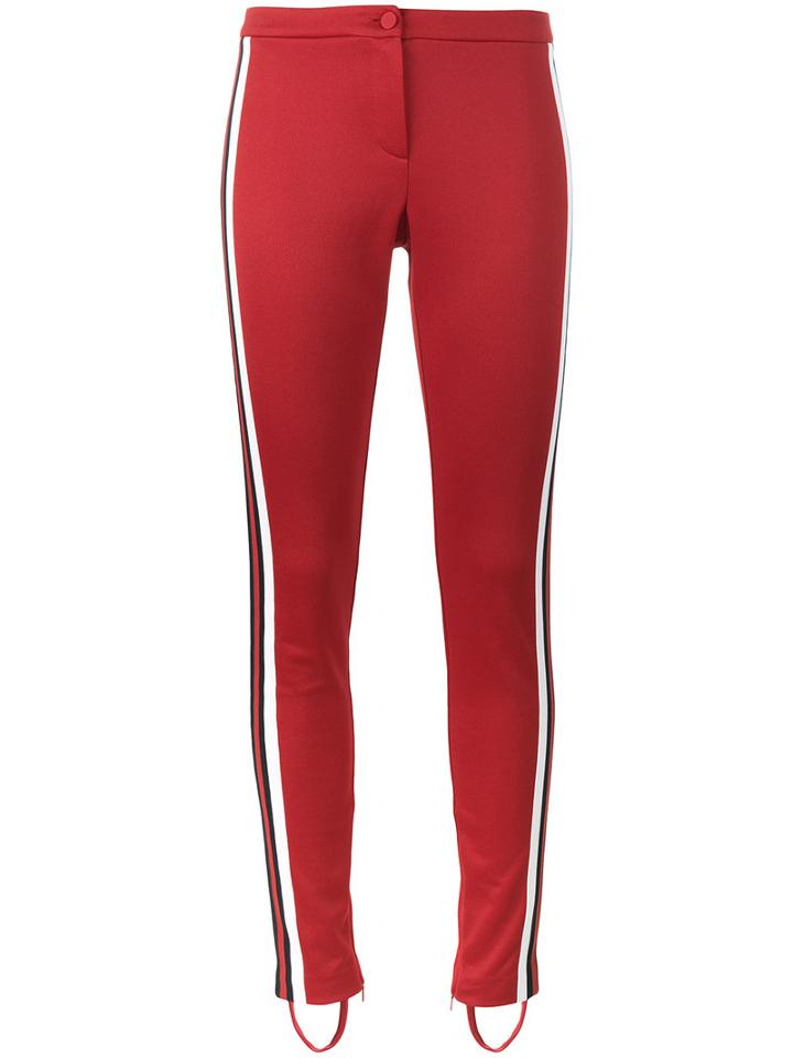 Gucci - Stirrup Leggings - Women - Cotton/polyester - M, Red, Cotton/polyester