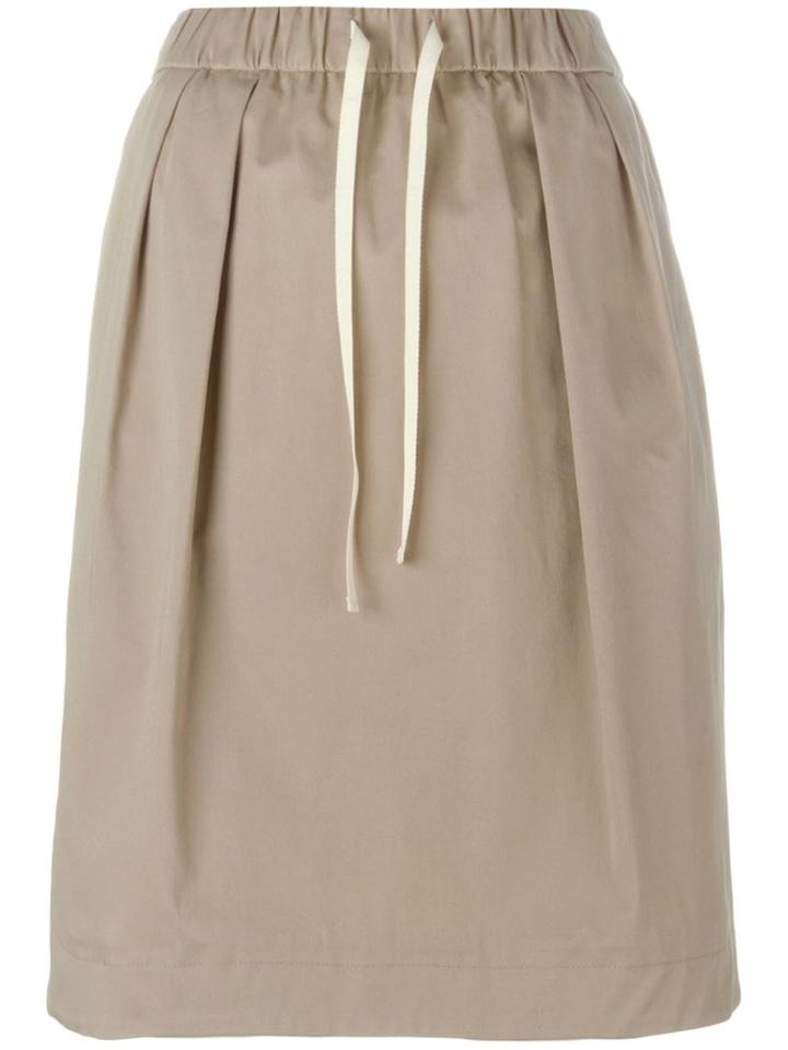 Odeeh Pleated Straight Skirt