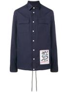 Kenzo Urban Shirt With Drawstring Hem - Blue