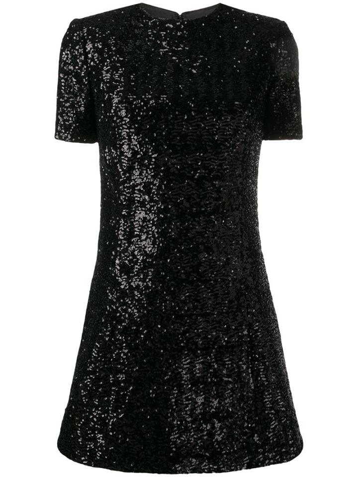 Saint Laurent Sequinned Dress - Black