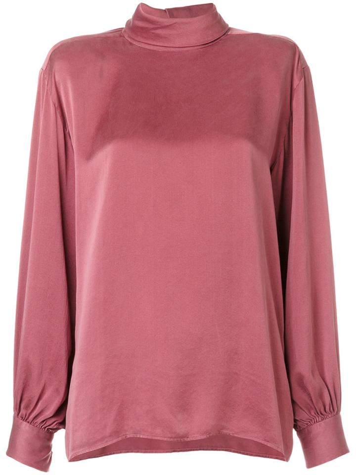 Yves Saint Laurent Vintage Fluid Top - Pink & Purple