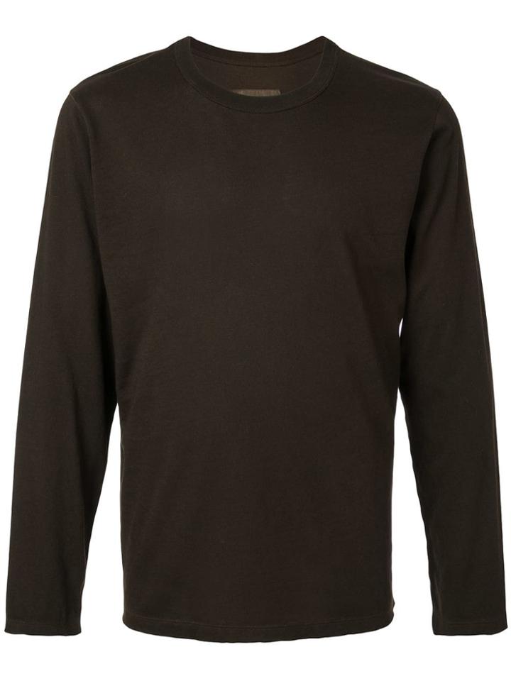 Uma Wang Long Sleeved T-shirt - Brown