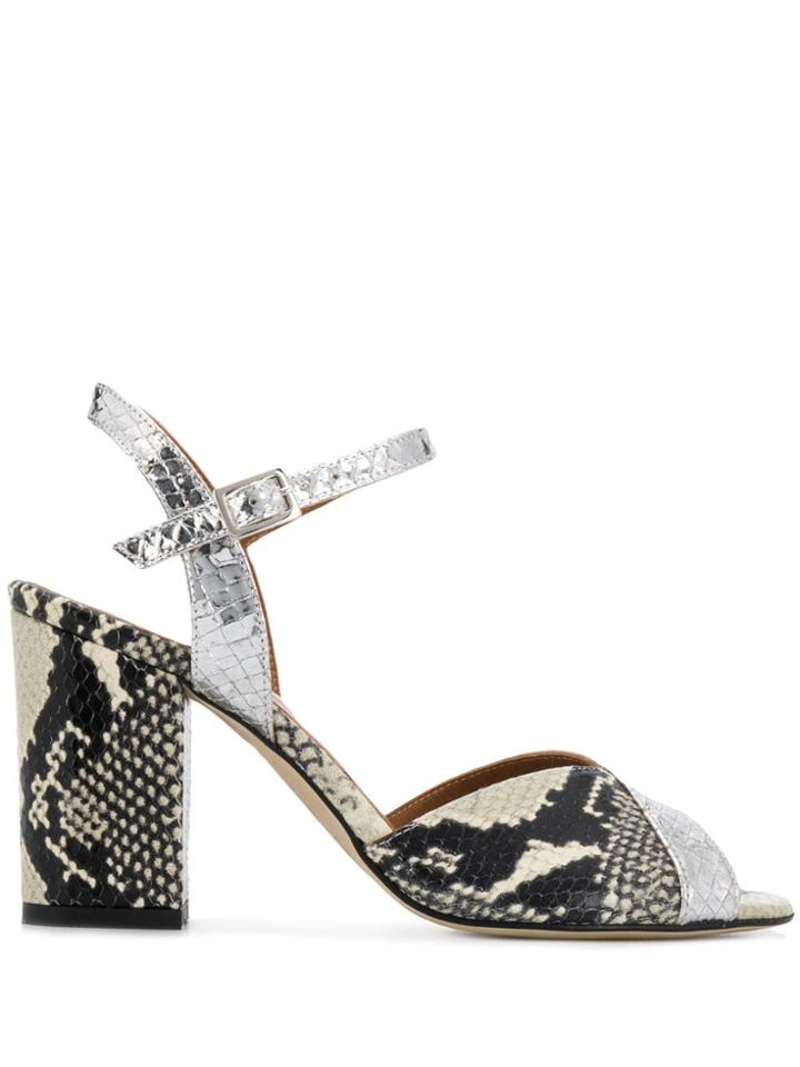 Paris Texas Ankle Strap Sandals - Neutrals