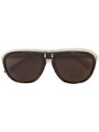 Gucci - Flip-up Sunglasses - Men - Acetate - One Size, Brown, Acetate