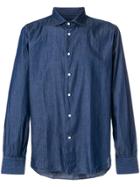 Cenere Gb Button Down Shirt - Blue
