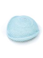Federica Moretti - Net Trim Pillbox Hat - Women - Polyester/straw - One Size, Blue, Polyester/straw