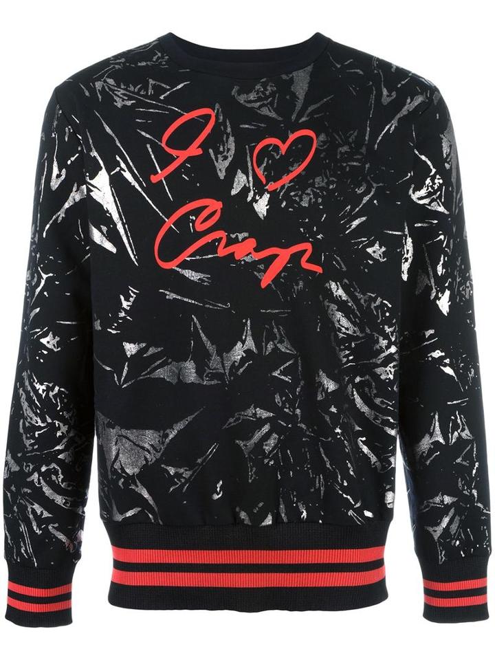 Vivienne Westwood Man Printed Sweatshirt, Men's, Size: Small, Black, Cotton/spandex/elastane
