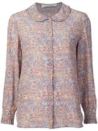 Philosophy Di Lorenzo Serafini Floral Print Shirt, Women's, Size: 42, Silk