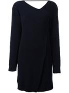 Msgm Sweater Dress, Women's, Size: Xs, Blue, Virgin Wool