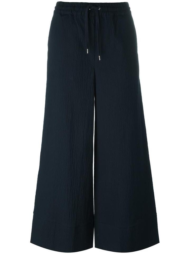 Norse Projects 'laura Seersucker' Trousers, Women's, Size: 36, Blue, Cotton/polyurethane
