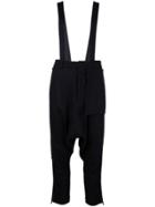 Y-3 Shoulder Strap Cropped Trousers - Black