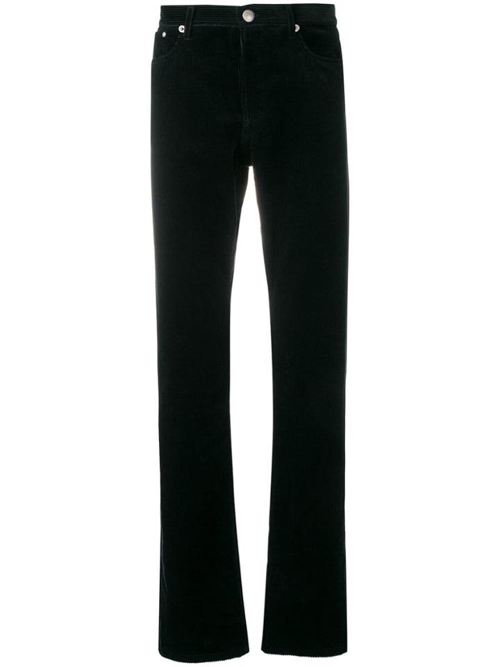 A.p.c. Corduroy Trousers - Black