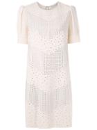 Nk Vestido Crepe Lumen Cassia Nko - White