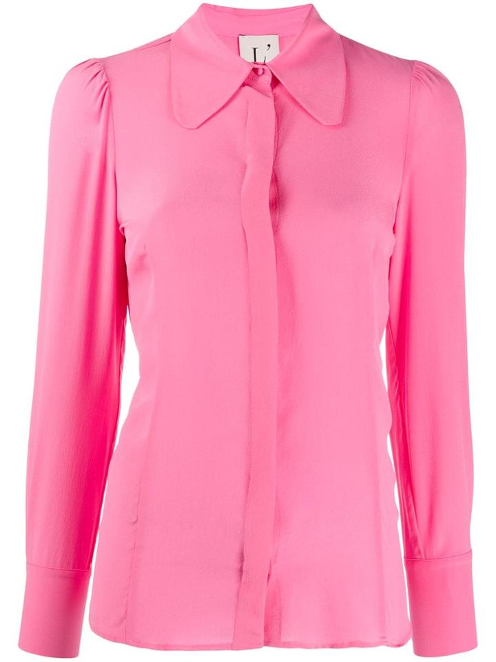 L'autre Chose Long Sleeve Blouse - Pink