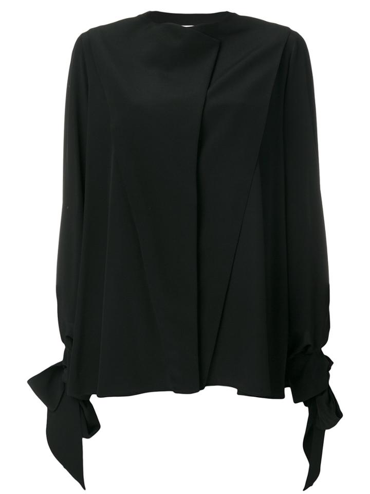 Givenchy Tie Sleeve Shirt - Black