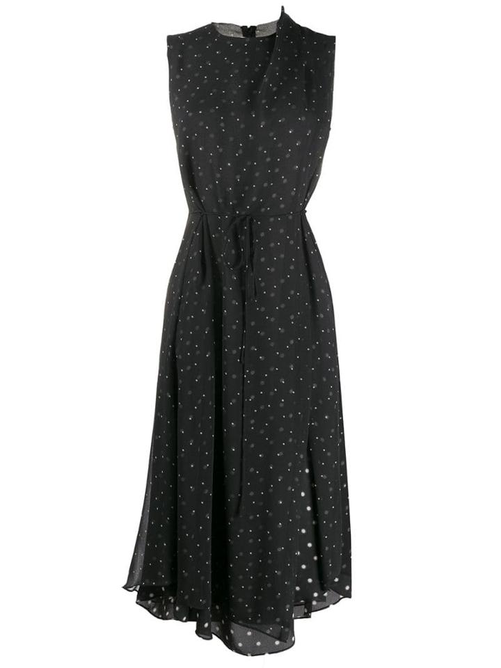 Vince Dot-print Dress - Black
