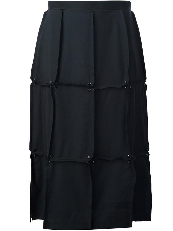 Julien David A-line Skirt - Blue
