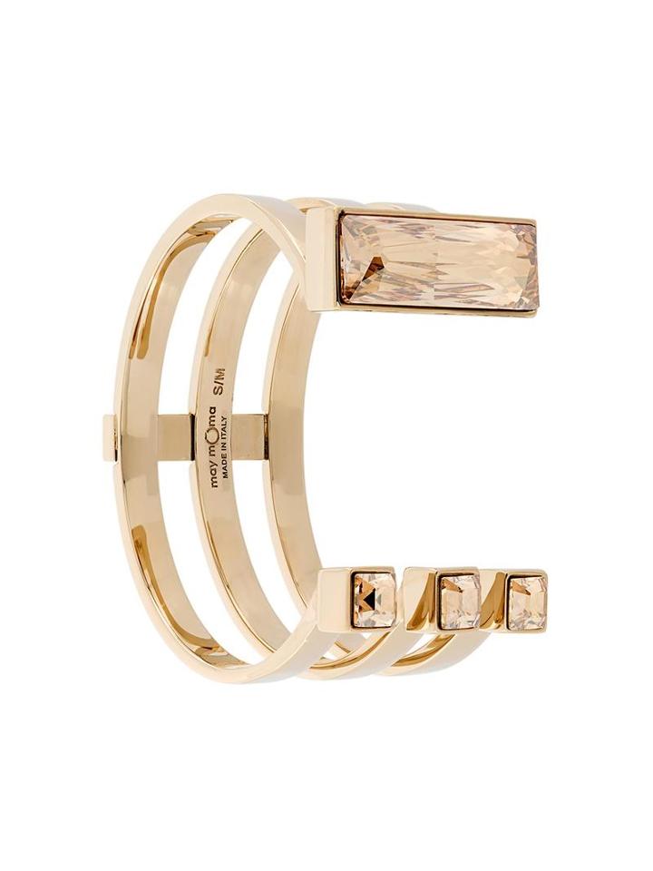 May Moma Baguette Cuff, Women's, Size: Small, Metallic