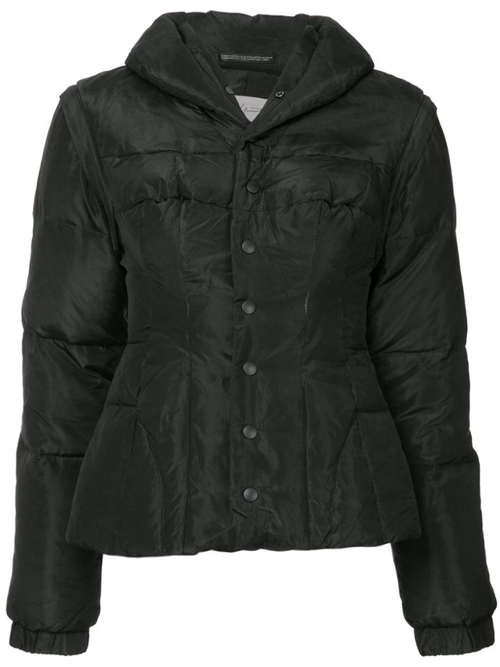 Yohji Yamamoto Vintage Collar Puffer Jacket - Black