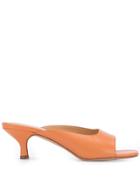 By Far Kosara Slip-on Sandals - Orange