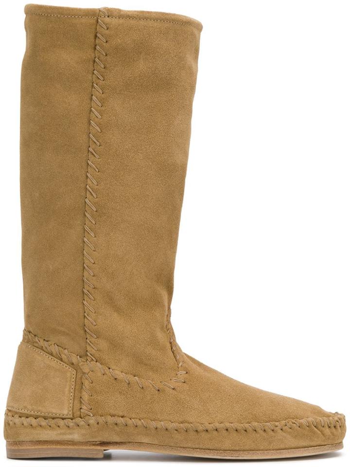 Alberta Ferretti Mid-calf Boots - Neutrals