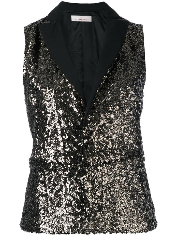 A.f.vandevorst Sleeveless Jacket - Metallic