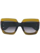 Gucci Eyewear Oversized Square Sunglasses - Multicolour