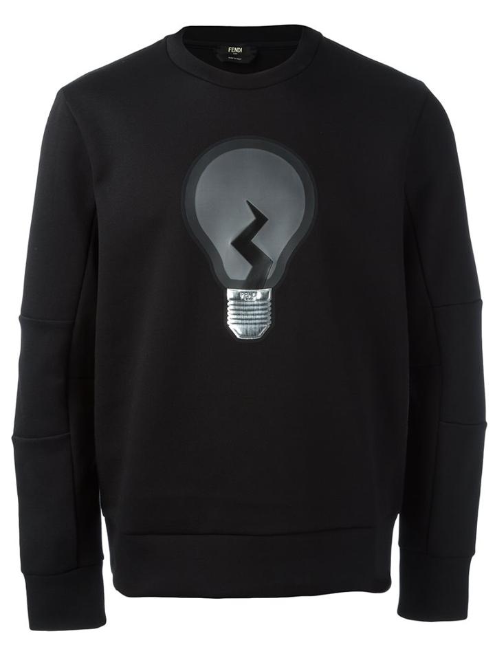 Fendi - 'id-ea' Sweatshirt - Men - Cotton/polyester - 50, Black, Cotton/polyester